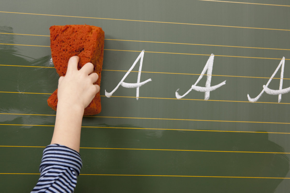 A chalkboard