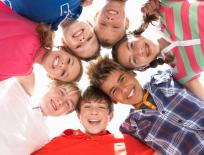 children wearing T-shirts