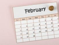 calendar for February