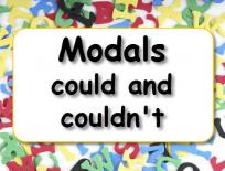 Grammar practice: Modals - 'could' and 'couldn't'