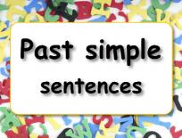 Grammar practice: Past simple - sentences