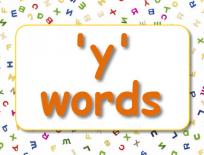 'y' words