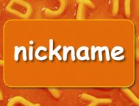 nickname