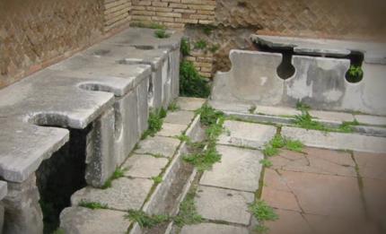 Roman toilets