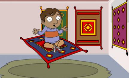 Ali and the magic carpet screenshot