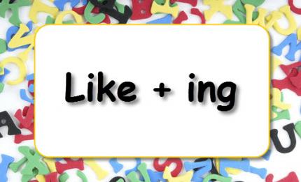 Grammar practice: Like + ing