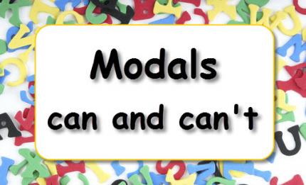 Grammar practice: Modals - 'can' and 'can't'