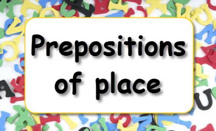 Grammar practice: Prepositions of place