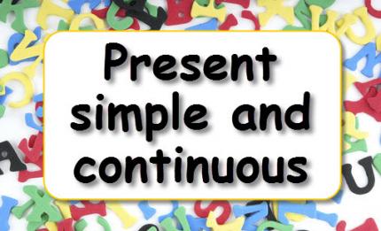 Grammar practice: Present simple and present continuous