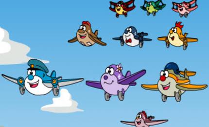 Ten little aeroplanes screenshot