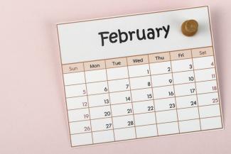 calendar for February